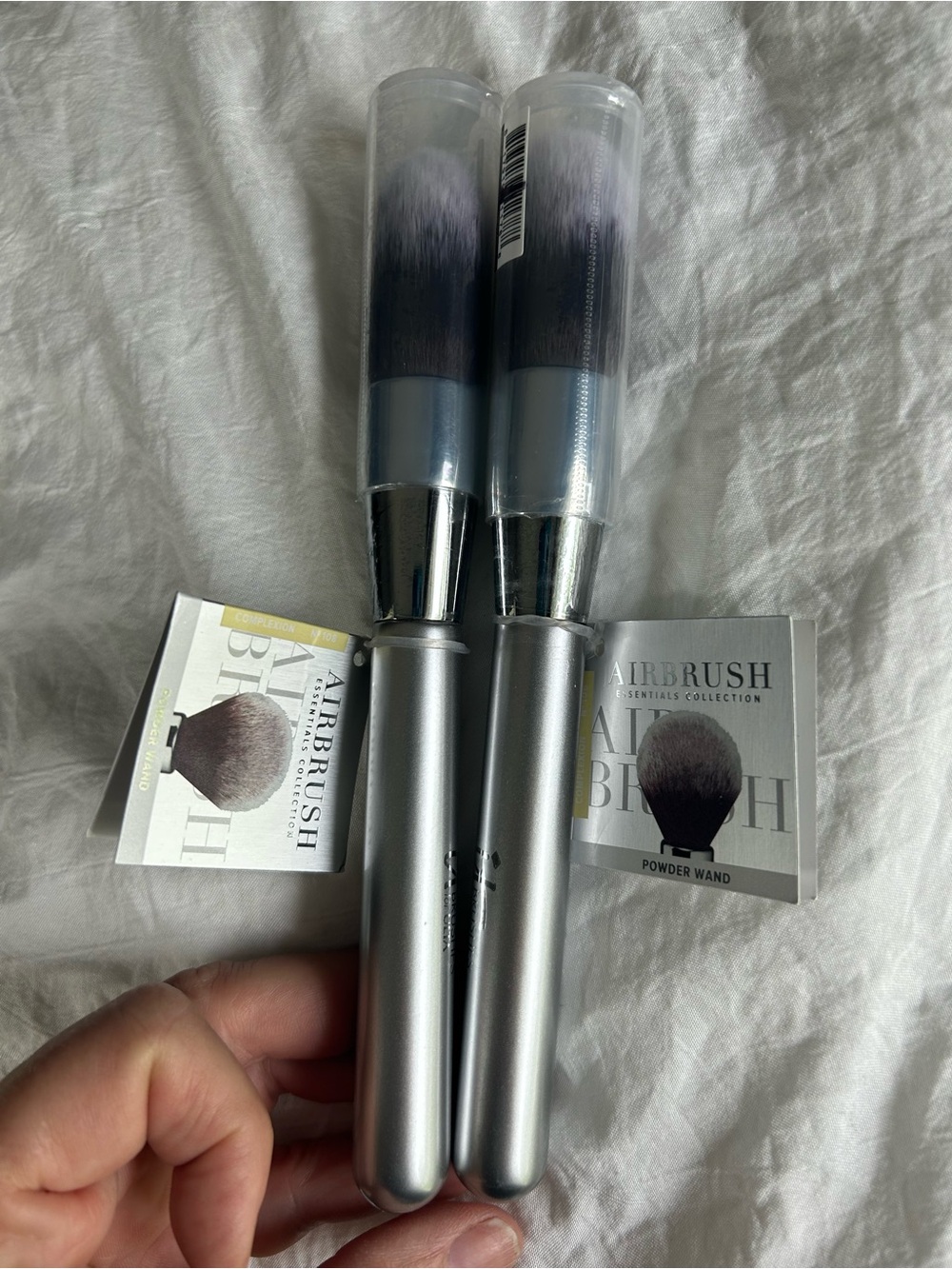 New With Tags! TWO Silver Powder Wand it Cometics Ulta Brushes. Never opened!